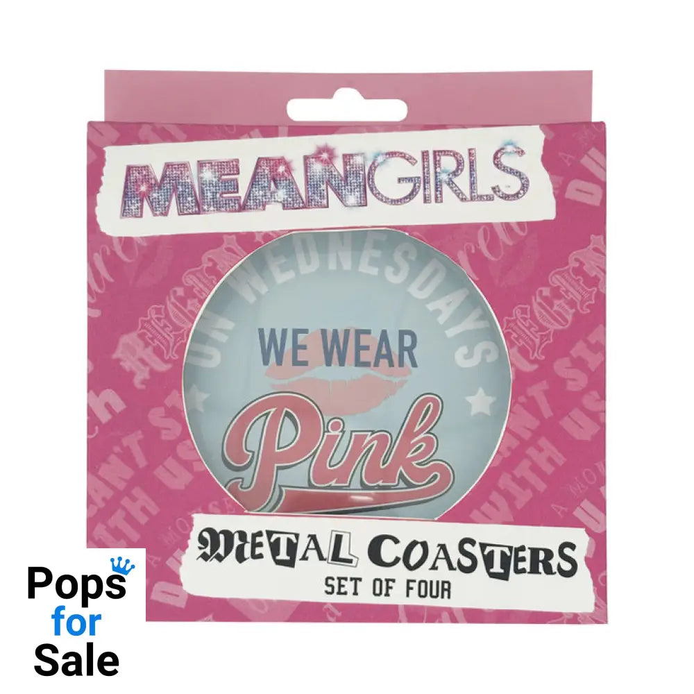 Mean Girls Set of Four Metal Coasters Coasters