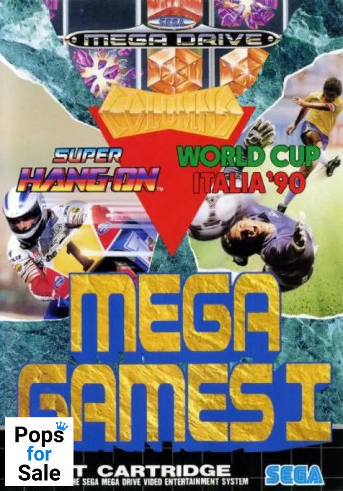 Mega Games 1 (Super Hang-On, Columns, World Cup Italia 90) for Sega Mega Drive (MD) - [No Inlay]