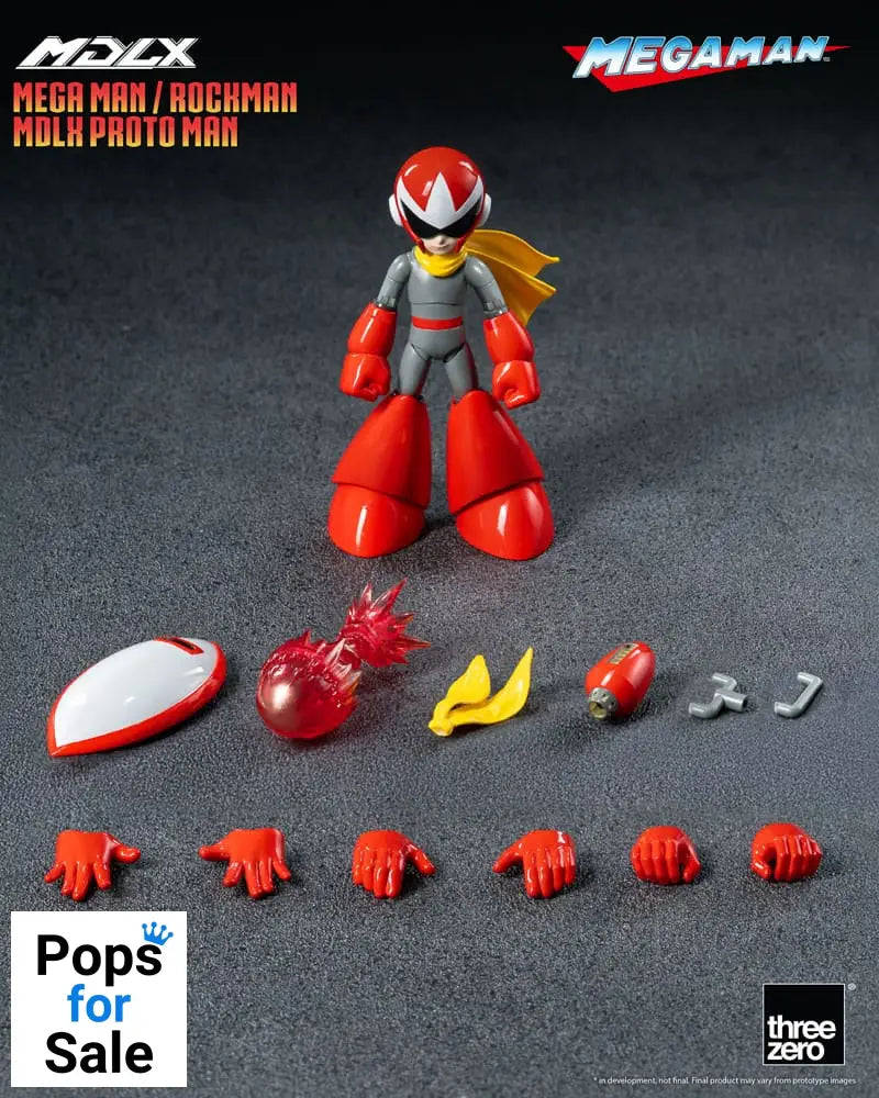 Mega Man MDLX Action Figure Rockman / Mega Man Proto Man 10 cm
