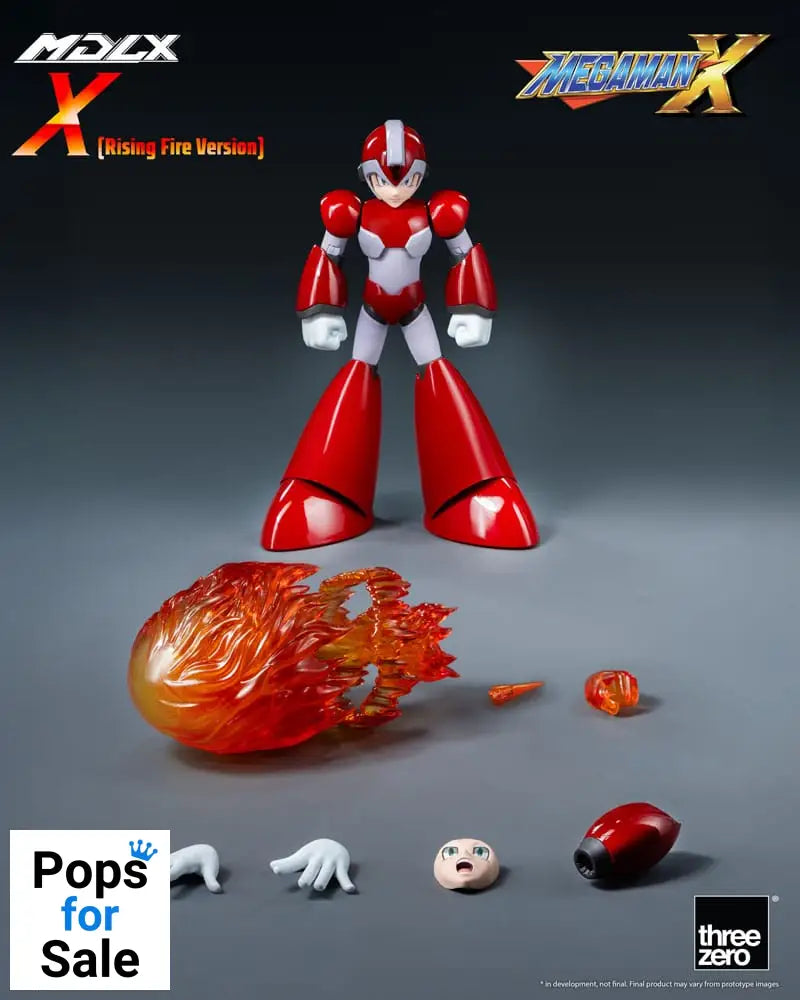Mega Man MDLX Action Figure Rockman X / Mega Man X (Rising Fire Version) 12 cm