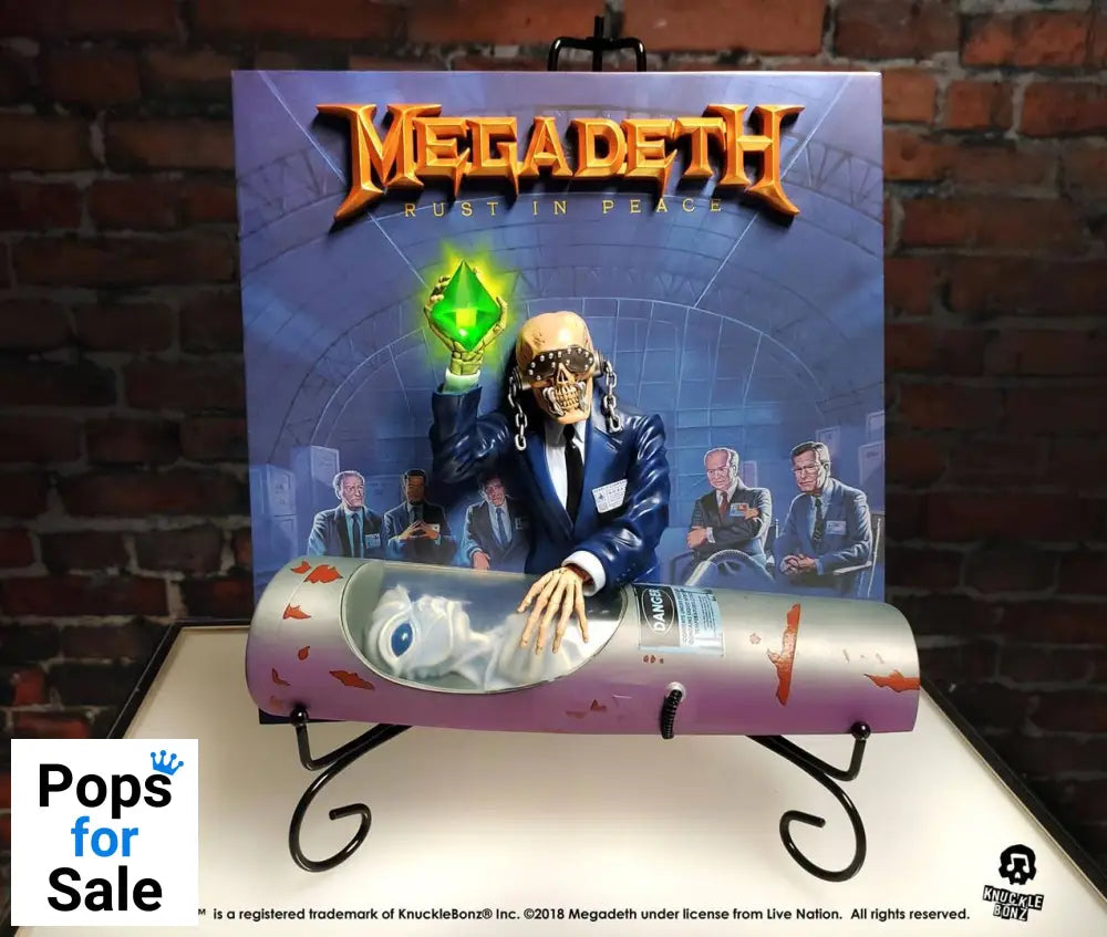 Megadeth 3D Vinyl Statue Rust In Peace 30 cm