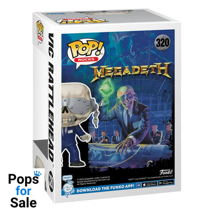 Megadeth POP! Rocks Vinyl Figure Vic Rattlehead 9 cm