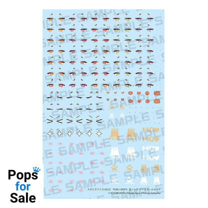 Megami Device M.S.G. Plastic Model Kit 1/1 Puni Mofu Kin Xiao Eye Decal Set