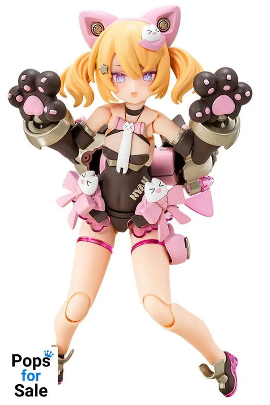 Megami Device Plastic Model Kit 1/1 Puni Mofu Kuro Mao 14 cm Model kits