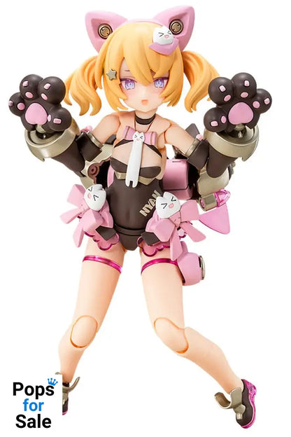 Megami Device Plastic Model Kit 1/1 Puni Mofu Kuro Mao 14 cm