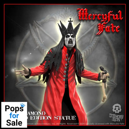Mercyful Fate Rock Iconz Statue King Diamond III (Red Version) 22 cm