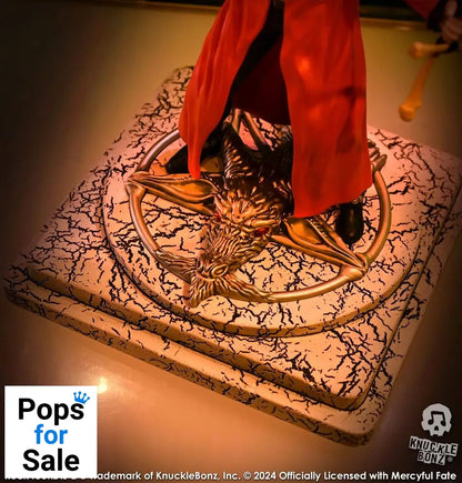 Mercyful Fate Rock Iconz Statue King Diamond III (Red Version) 22 cm