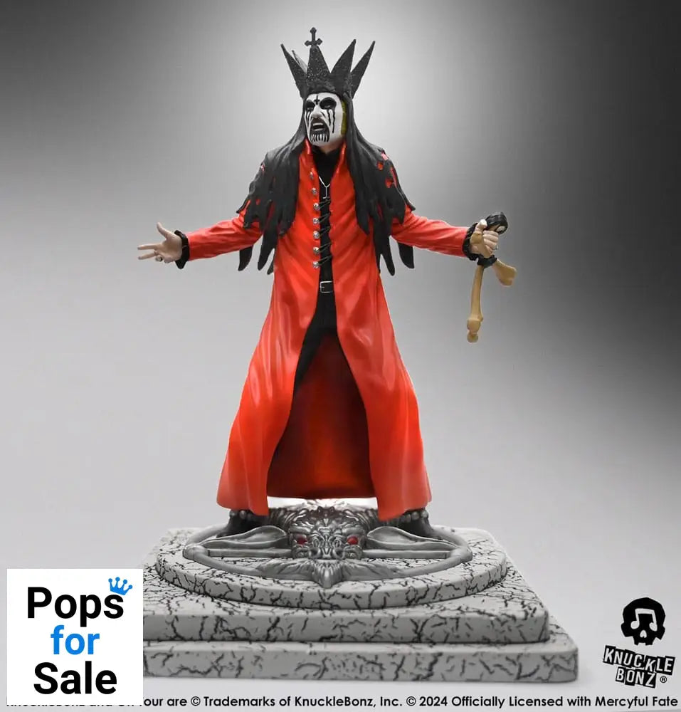 Mercyful Fate Rock Iconz Statue King Diamond III (Red Version) 22 cm