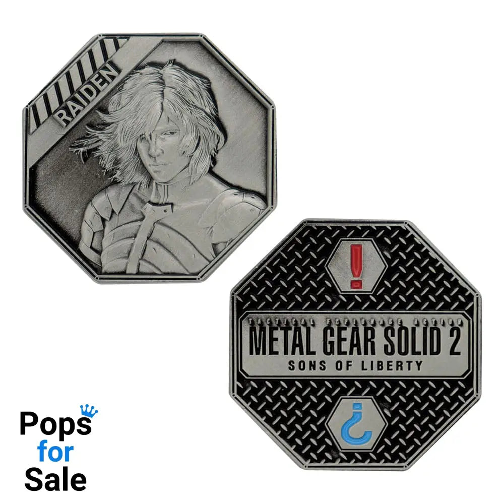 Metal Gear Solid 2 Collectable Coin Raiden Limited Edition