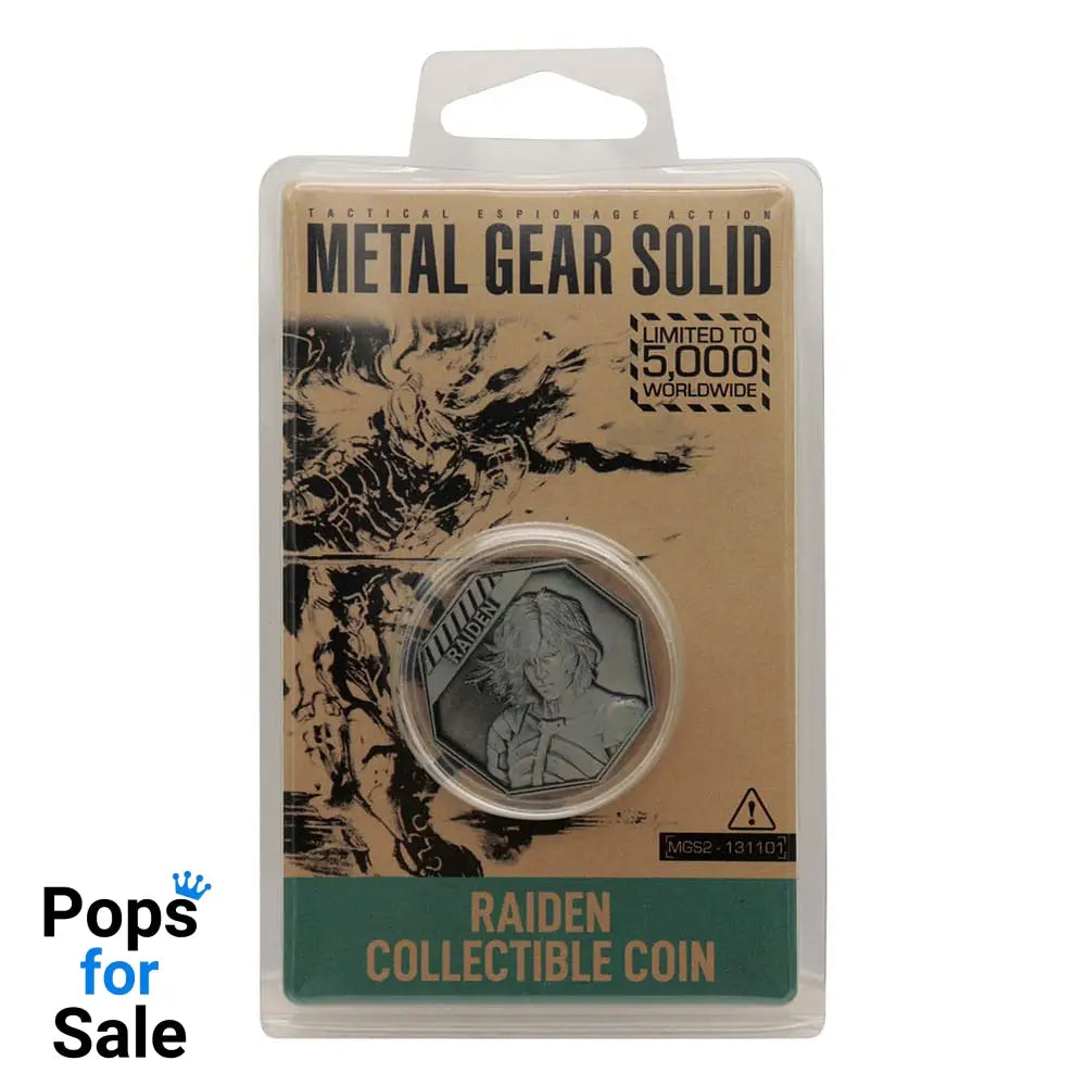 Metal Gear Solid 2 Collectable Coin Raiden Limited Edition