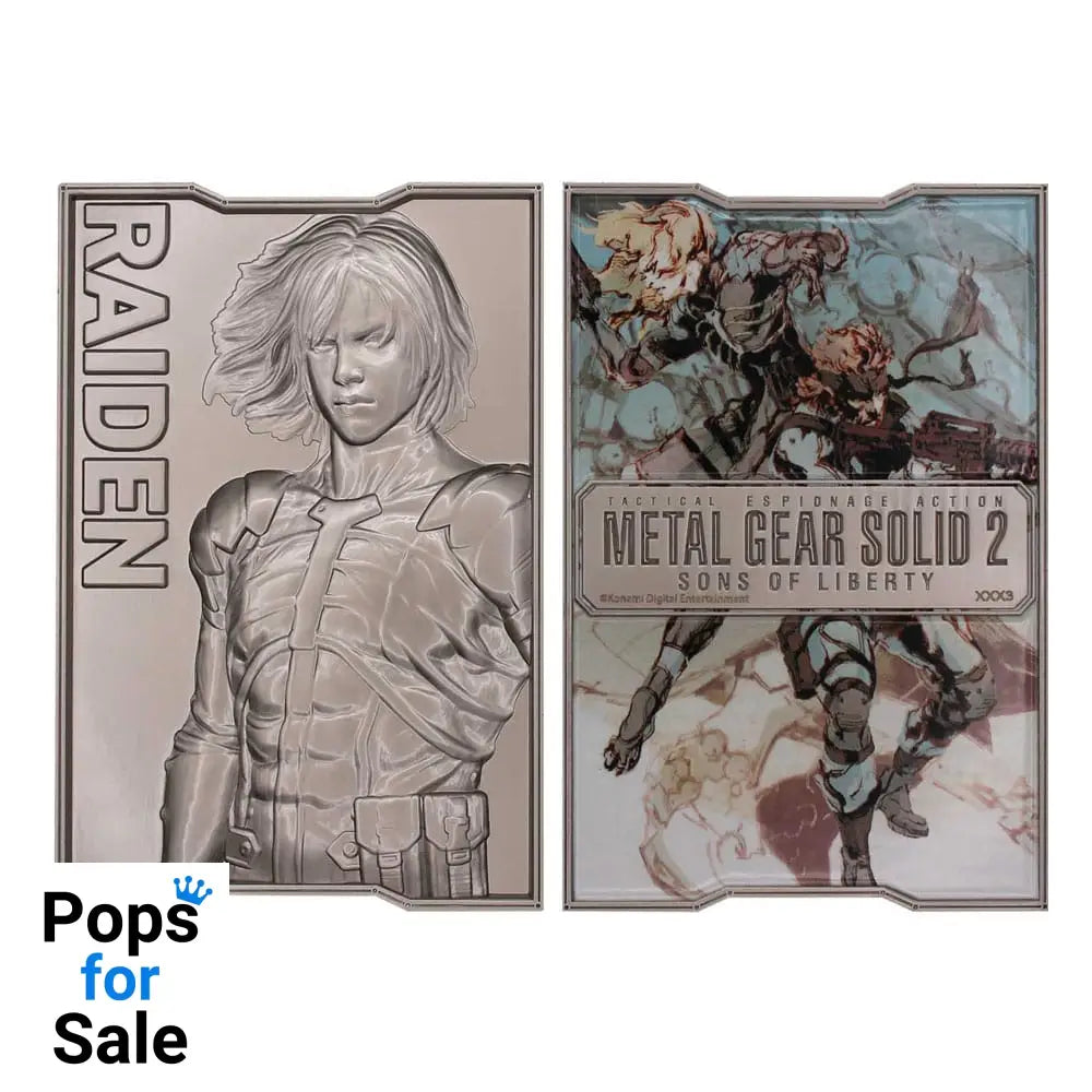 Metal Gear Solid 2 Ingot Raiden Limited Edition Coins