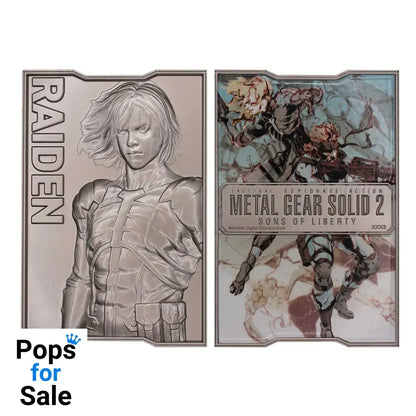 Metal Gear Solid 2 Ingot Raiden Limited Edition Coins