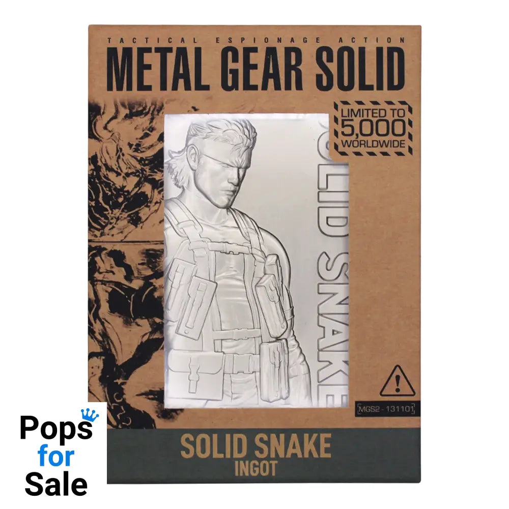 Metal Gear Solid 2 Snake Ingot