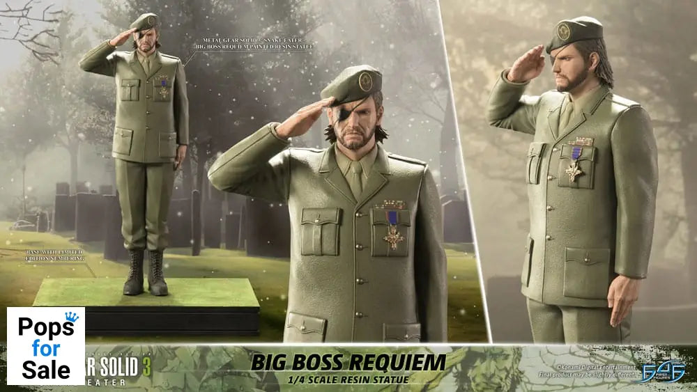 Metal Gear Solid 3: Snake Eater Statue 1/4 Big Boss Requiem 55 cm