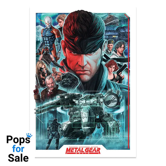 Metal Gear Solid Art Print Montage Limited Edition 42 x 30 cm