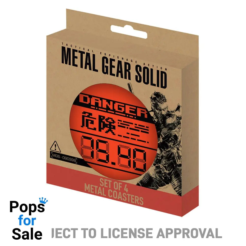 Metal Gear Solid Coaster 4-Pack