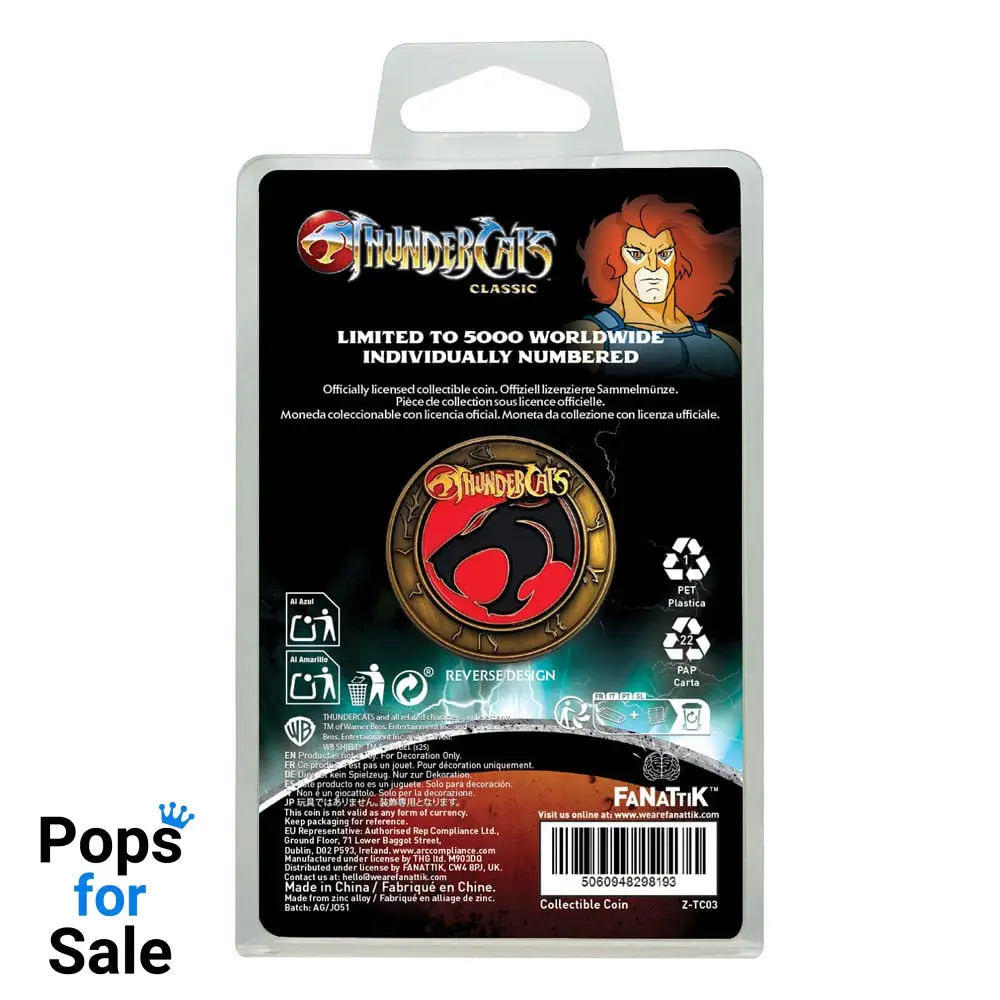Metal Gear Solid Delta Collectable Coin Lion-O 40th Anniversary Limited Edition