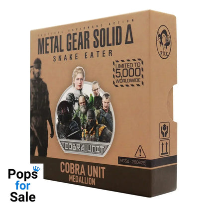 Metal Gear Solid Delta Medallion Cobra Unit Limited Edition