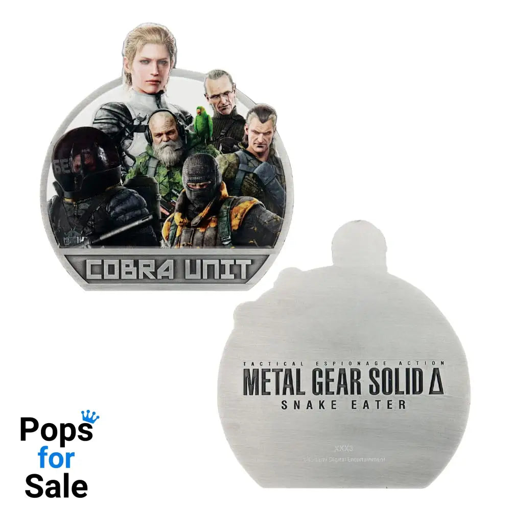 Metal Gear Solid Delta Medallion Cobra Unit Limited Edition