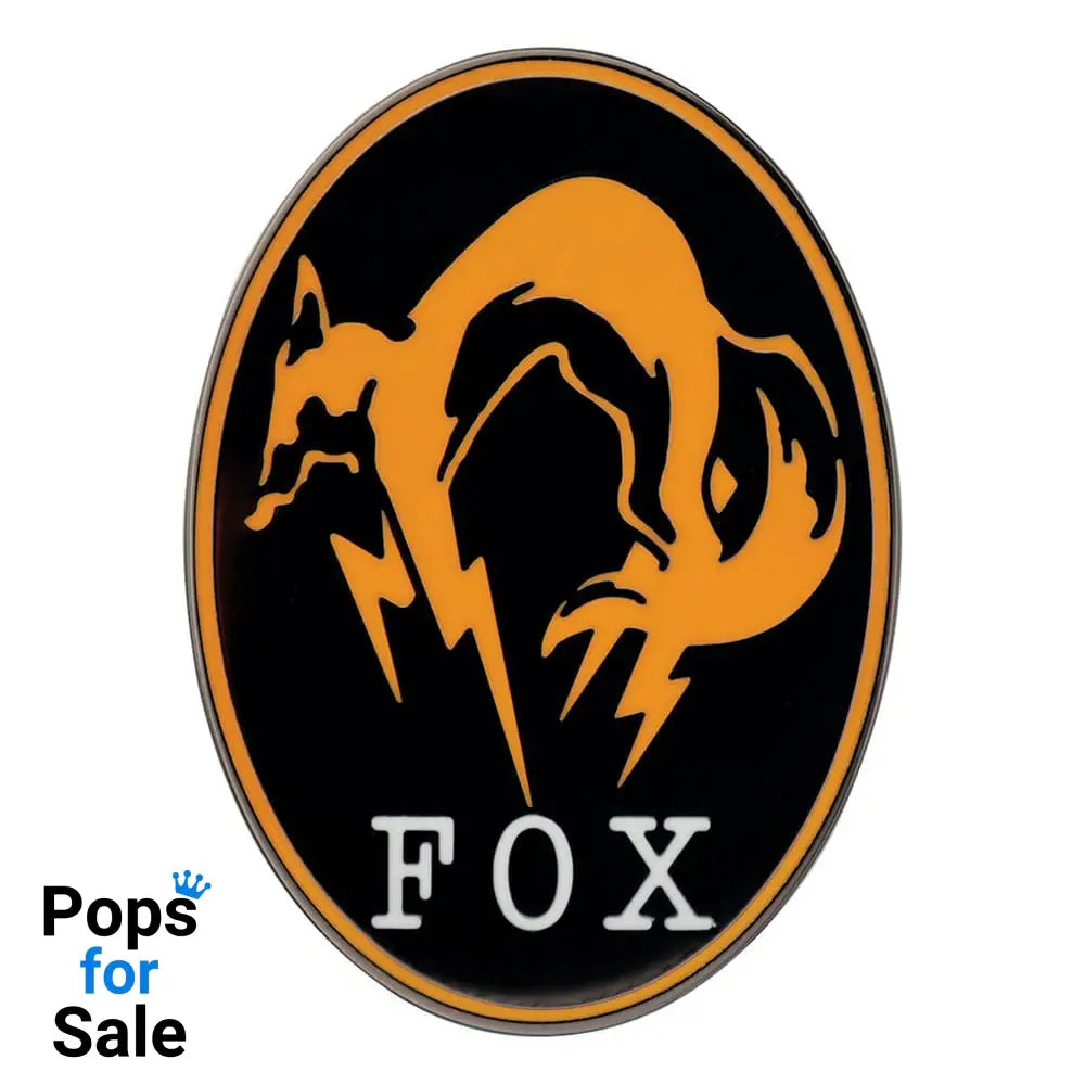 Metal Gear Solid Delta Pin Badge Fox Limited Edition Pins & Brooches