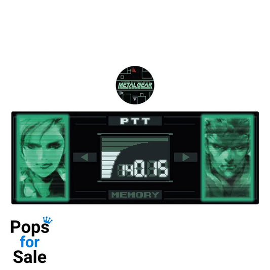 Metal Gear Solid Desk Pad & Coaster Set Solid Snake x Raiden Limited Edition