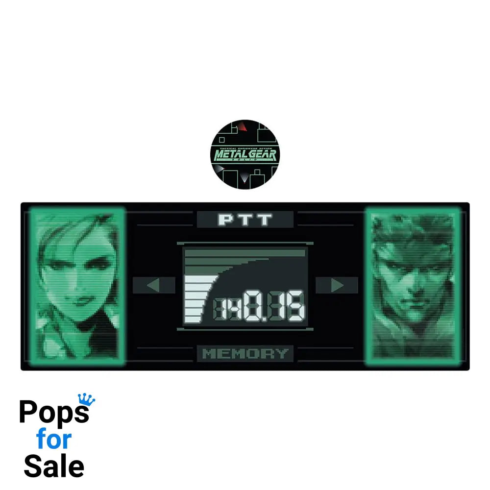 Metal Gear Solid Desk Pad & Coaster Set Solid Snake x Raiden Limited Edition Stationery