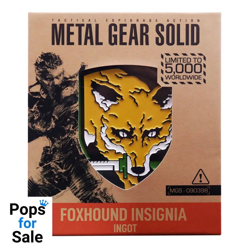 Metal Gear Solid FOXHOUND Insignia Limited Edition Ingot