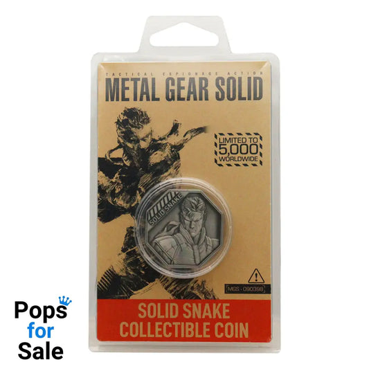 Metal Gear Solid Limited Edition ’Solid Snake’ Collectible Coin Coin