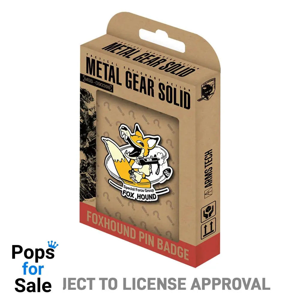 Metal Gear Solid Pin Badge Foxhound Limited Edition