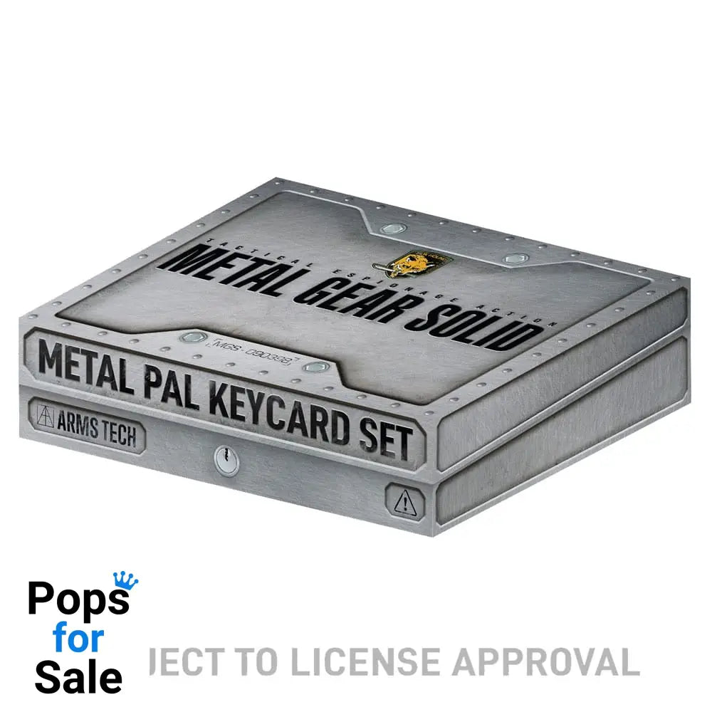 Metal Gear Solid Replica Keycard Set Limited Edition