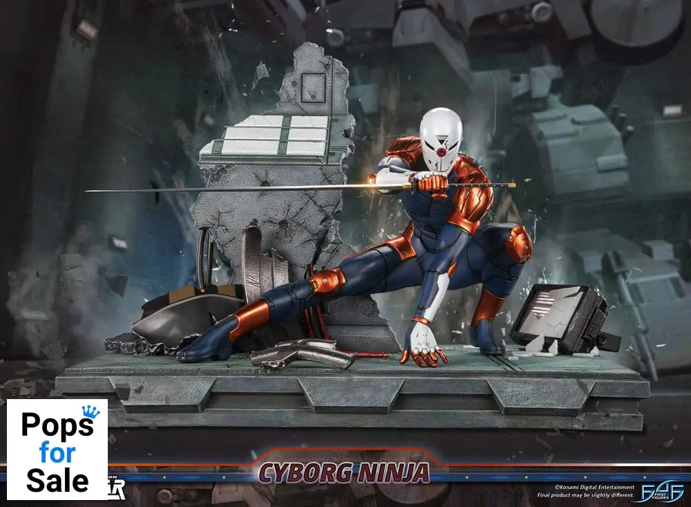 Metal Gear Solid Statue Cyborg Ninja (Gray Fox) 41 cm