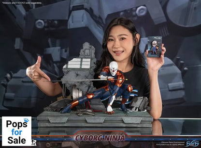 Metal Gear Solid Statue Cyborg Ninja (Gray Fox) 41 cm