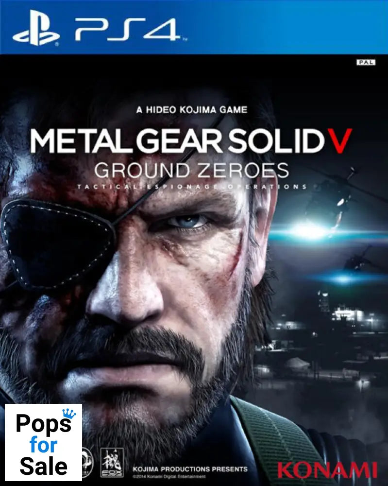 Metal Gear Solid V: Ground Zeroes for Playstation 4 (PS4)