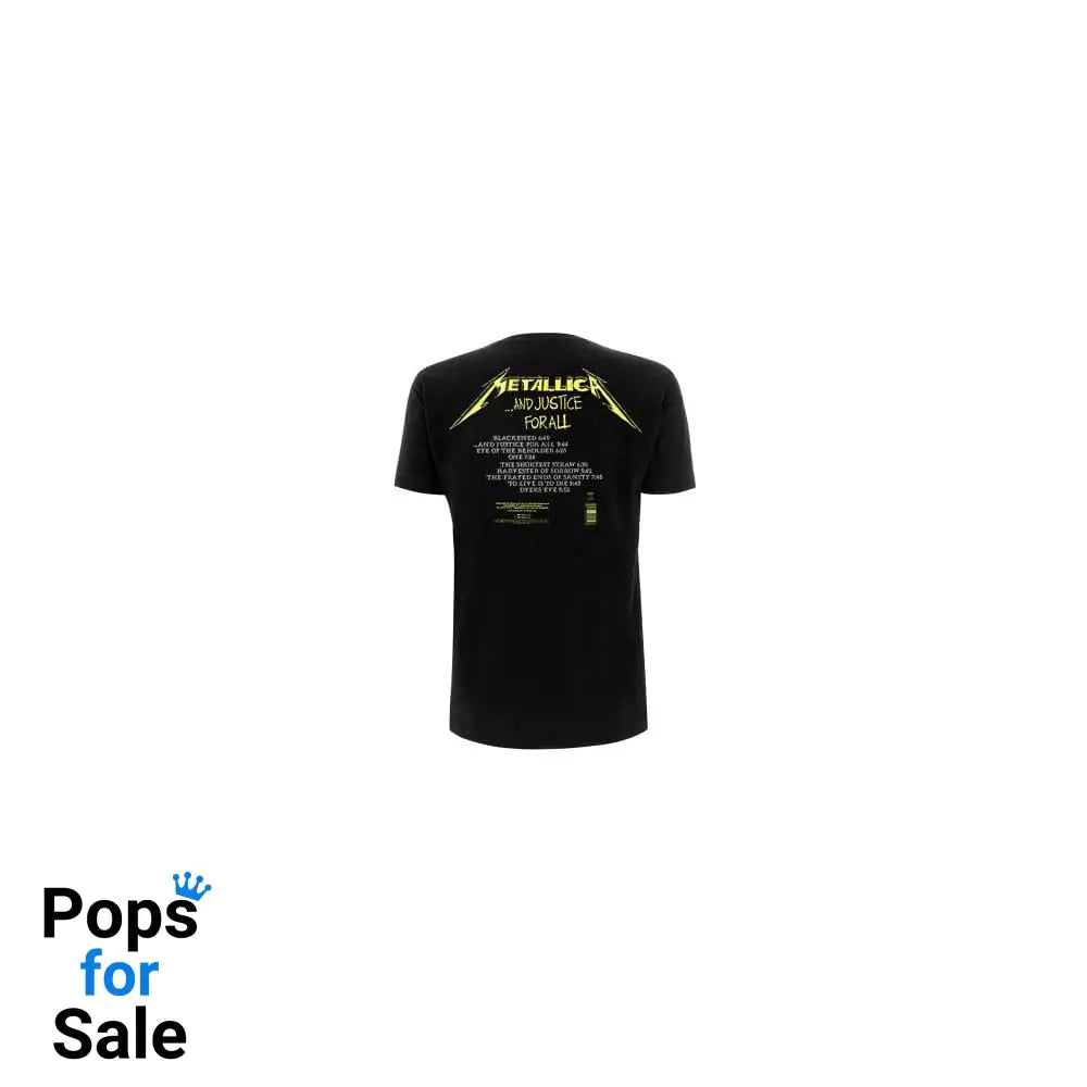 Metallica T-Shirt And Justice For All Tracks Black