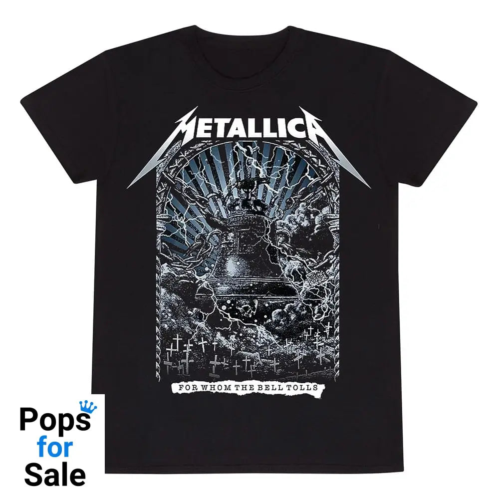Metallica T-Shirt For Whom The Bells Toll Black Size M