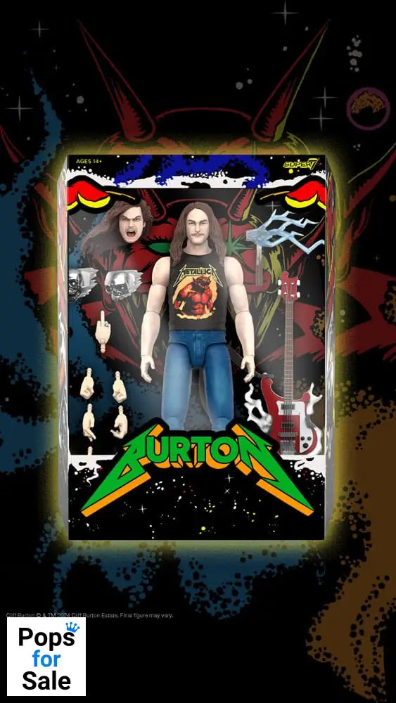 Metallica Ultimates Action Figure Wave 2 Cliff Burton 18 cm