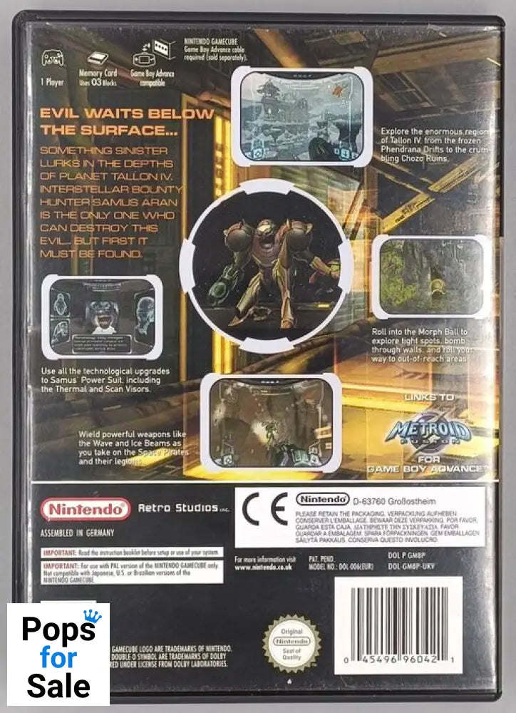 Metroid Prime for Nintendo Gamecube