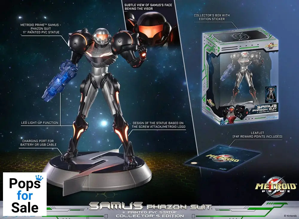 Metroid Prime PVC Statue Samus Phazon Suit Collector´s Edition 28 cm