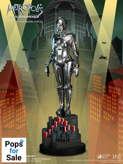 Metropolis Statue 1/4 Maschinenmensch Silver 40 cm