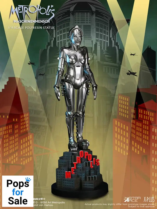 Metropolis Statue 1/4 Maschinenmensch Silver 40 cm