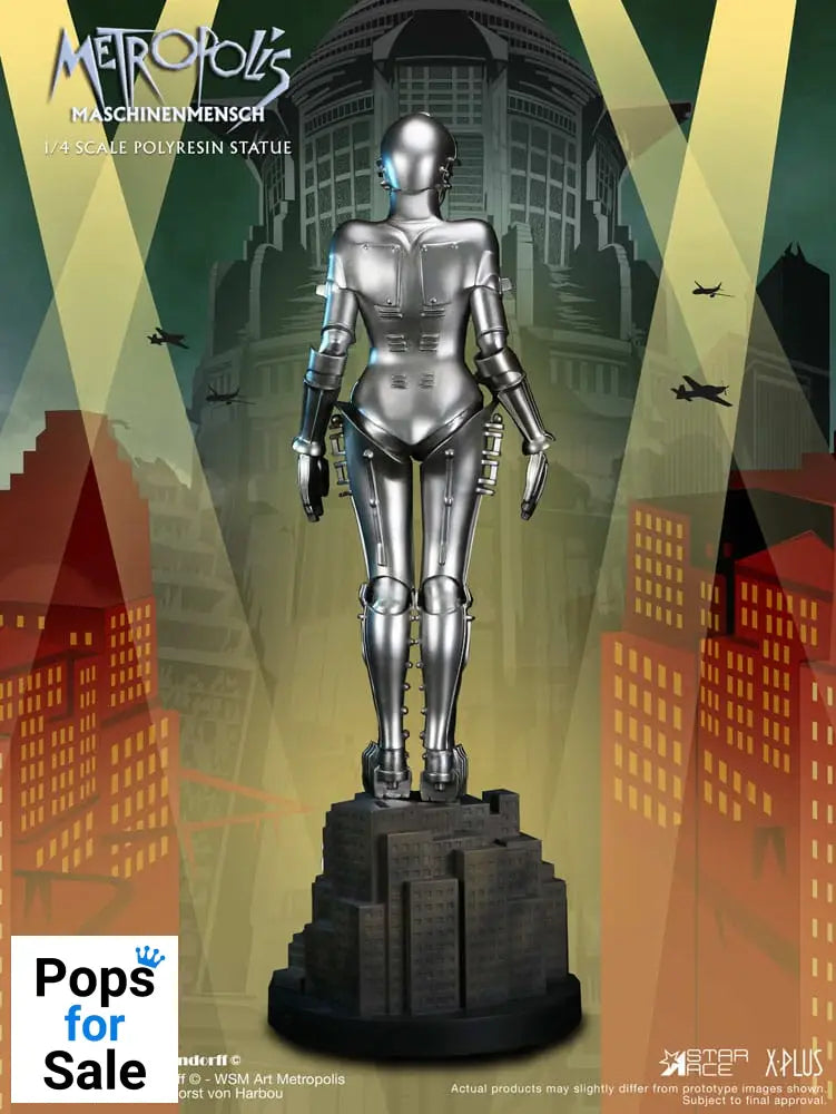Metropolis Statue 1/4 Maschinenmensch Silver 40 cm