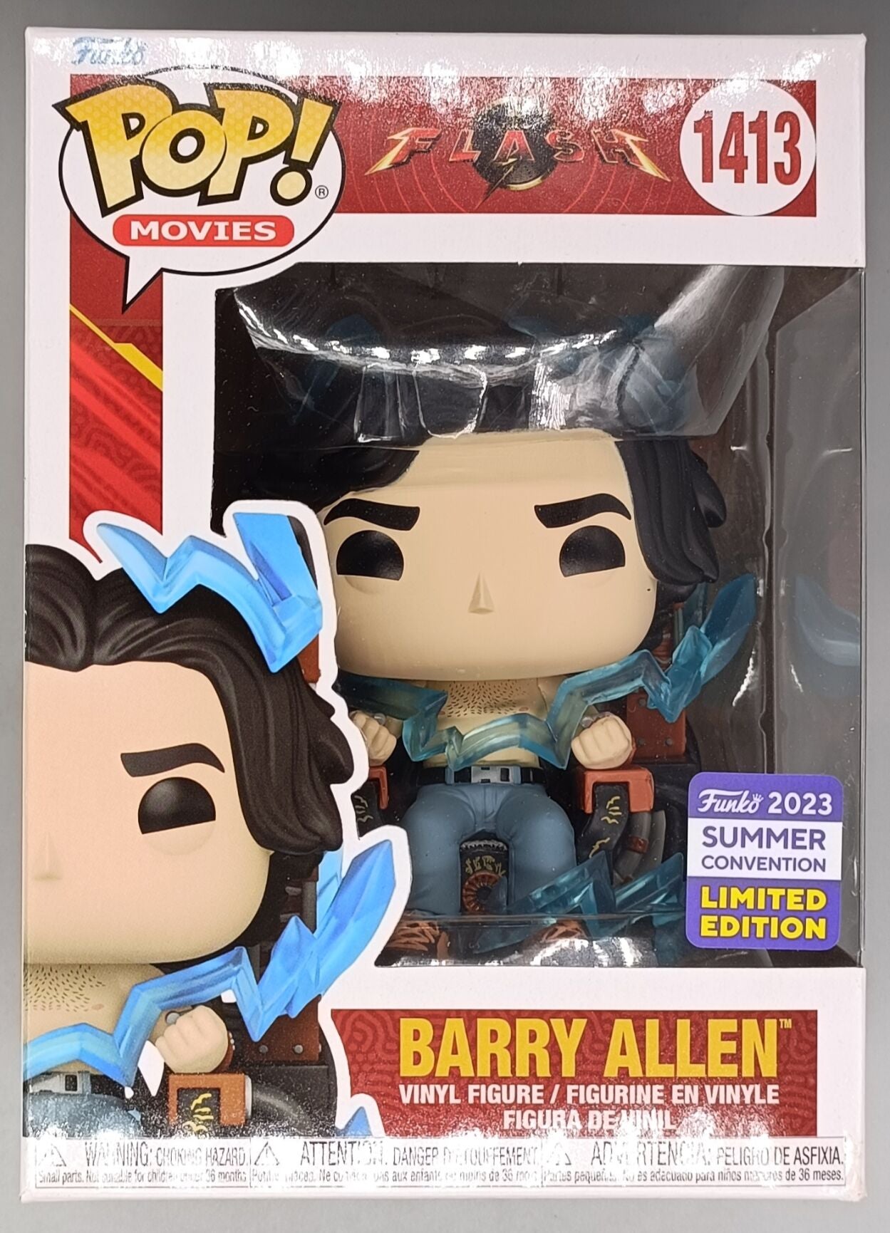 1413 Barry Allen (in Chair) - DC - The Flash - 2023 Con Funko POP