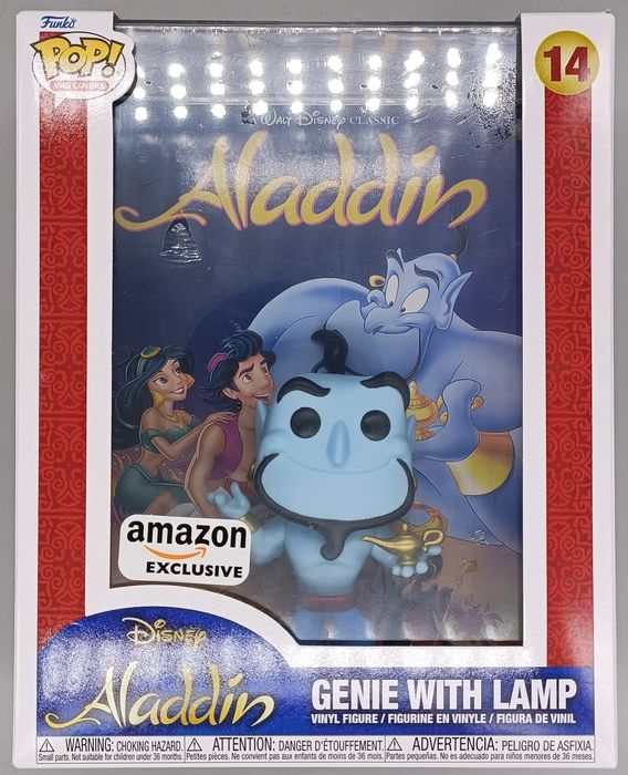 #14 Genie (with Lamp) VHS Covers Disney Aladdin Funko POP