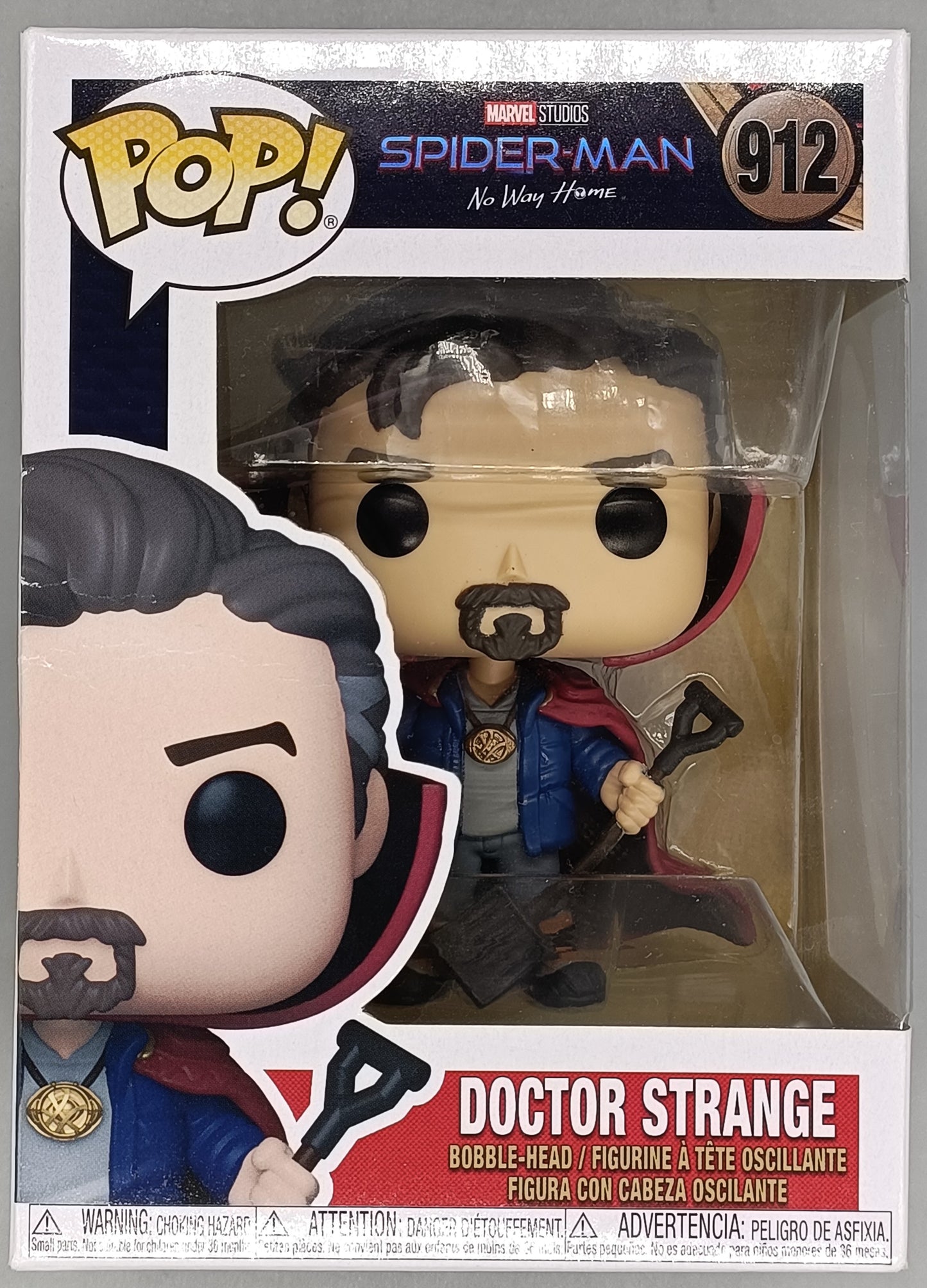 912 Doctor Strange - Marvel Spiderman No Way Home Box Damaged Funko POP