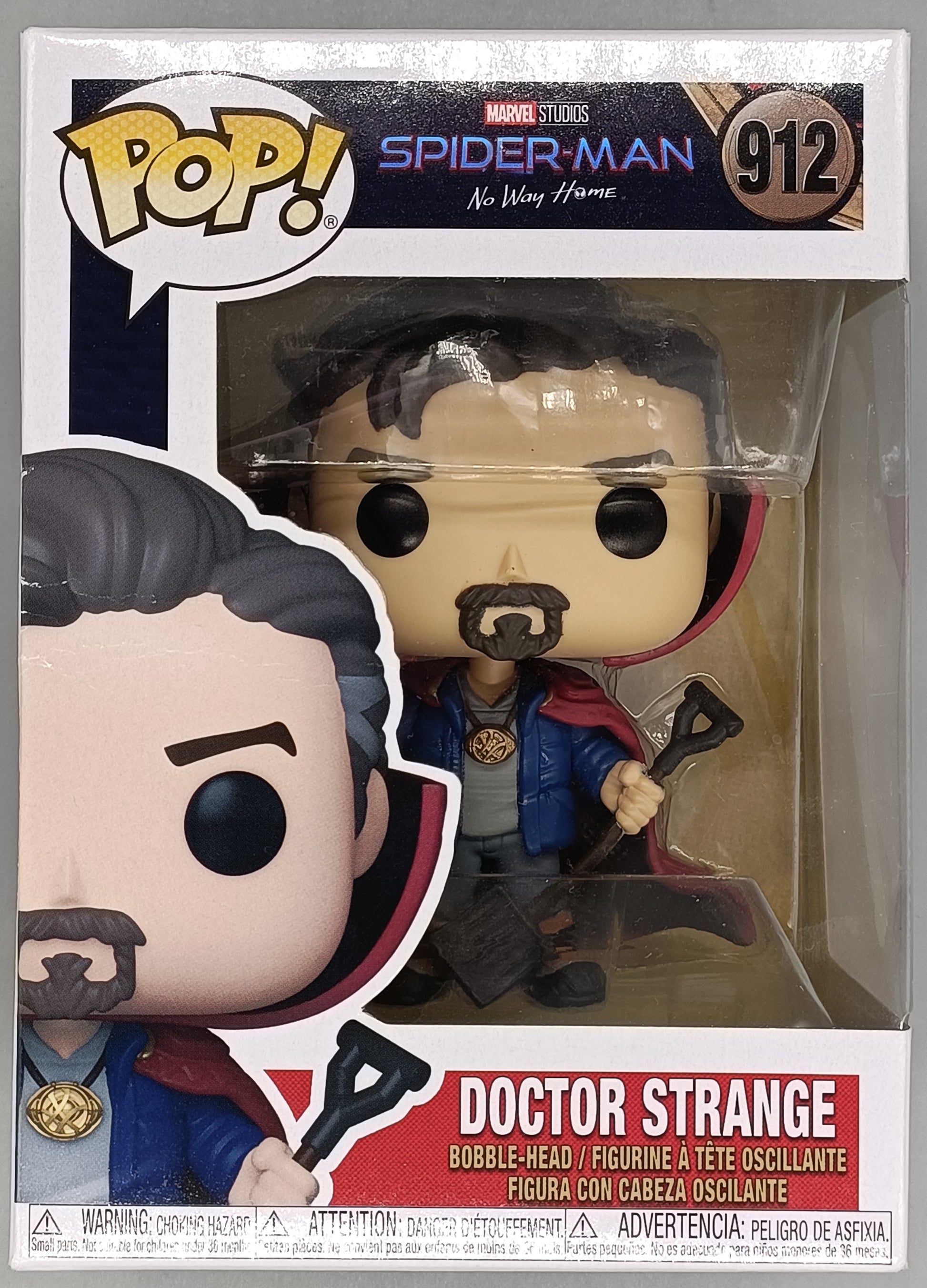 912 Doctor Strange - Marvel Spiderman No Way Home Box Damaged Funko POP