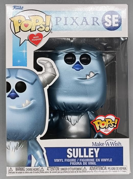 #SE Sulley (MakeAWish) Metallic - Disney Pixar Funko POP