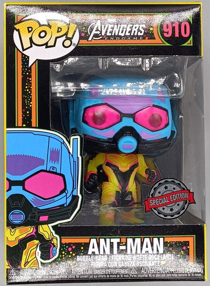 #910 Ant-Man (Blacklight) - Marvel Avengers End - Box Damaged Funko POP