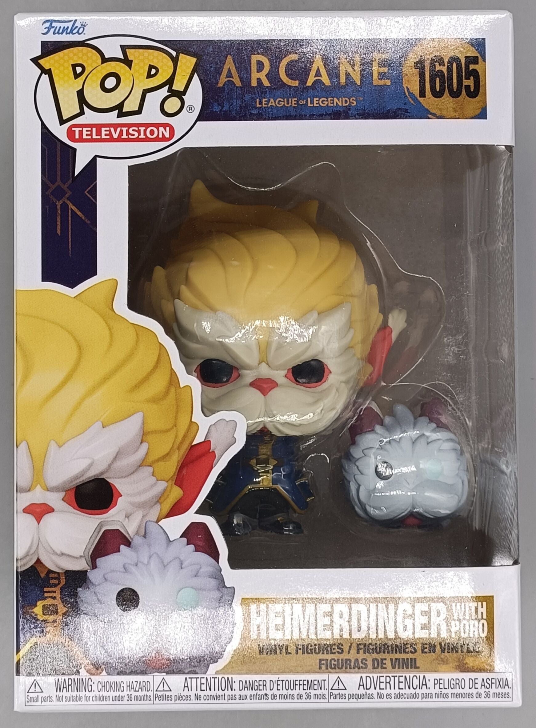 1605 Heimerdinger w/Poro - Arcane League of Legends Funko POP - Brand New