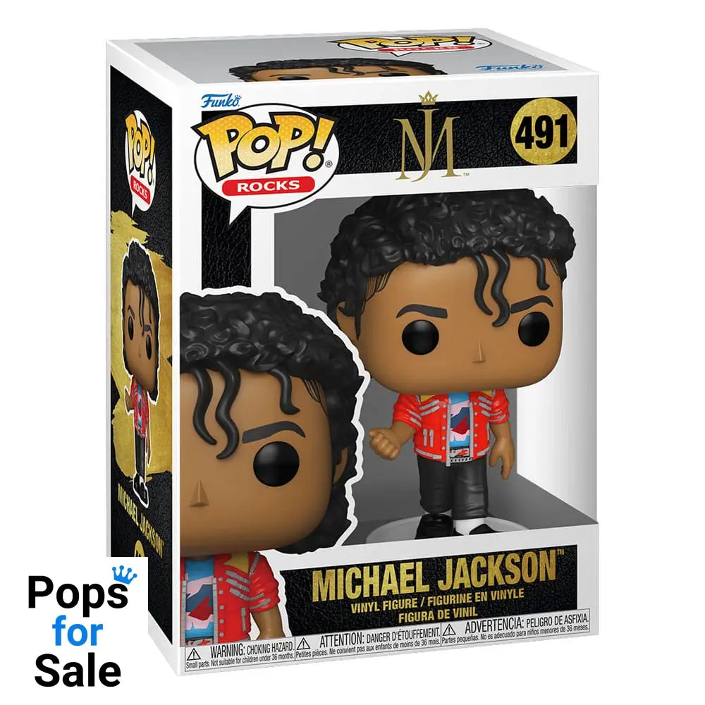 Michael Jackson POP! Rocks Vinyl Figure Beat It 9 cm