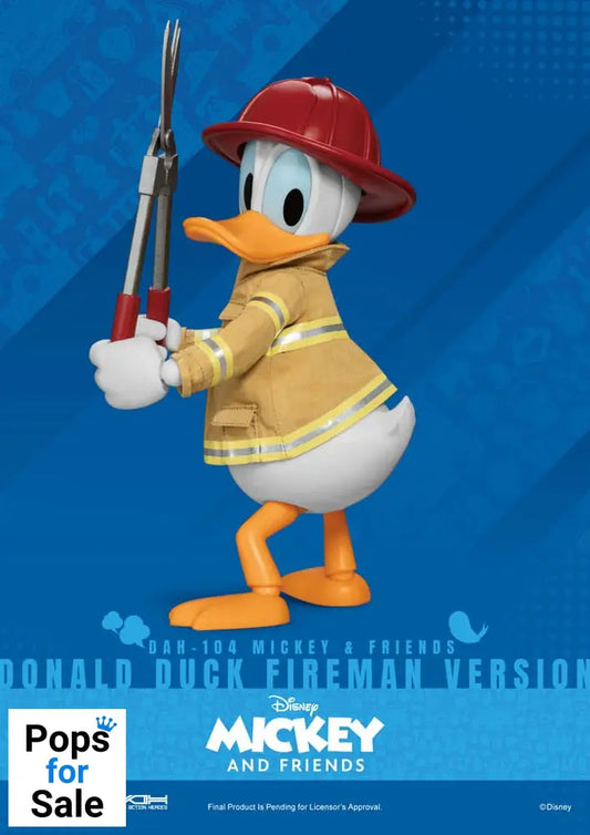 Mickey & Friends Dynamic 8ction Heroes Action Figure 1/9 Donald Duck Fireman Ver. 24 cm Action figures